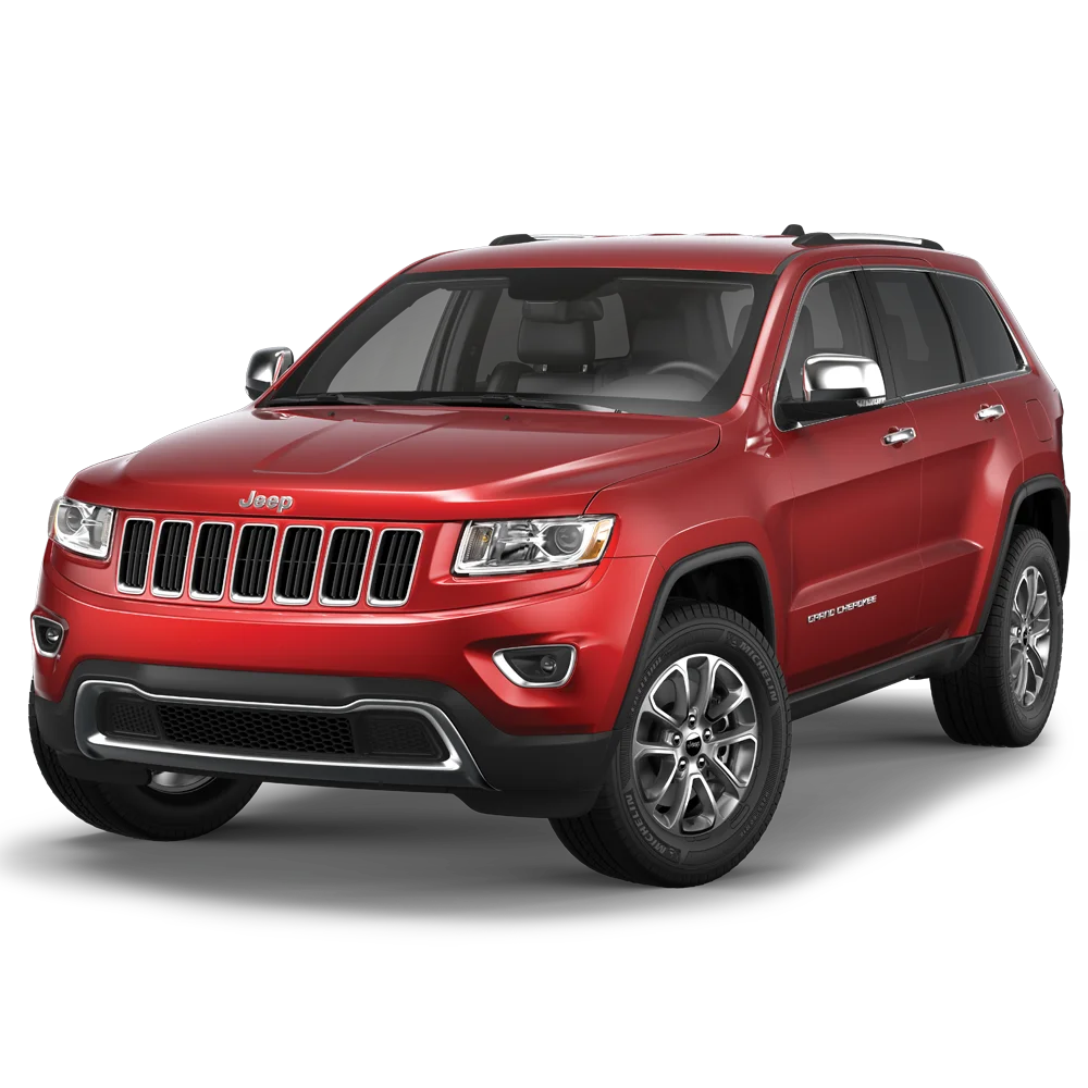jeep Grand cherokee rouge en location à Marrakech - BeverlyCar